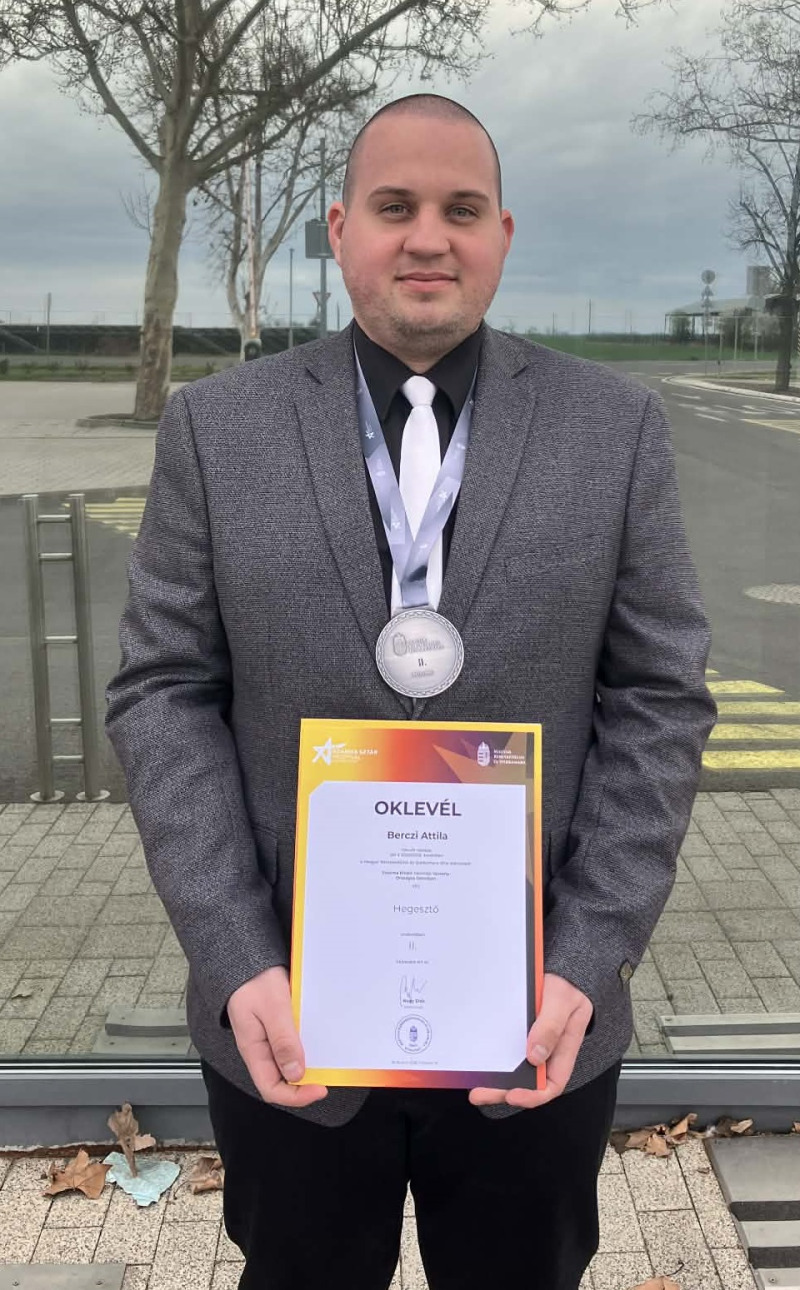 Illéssys siker a Szakma Kiváló Tanulója Versenyen